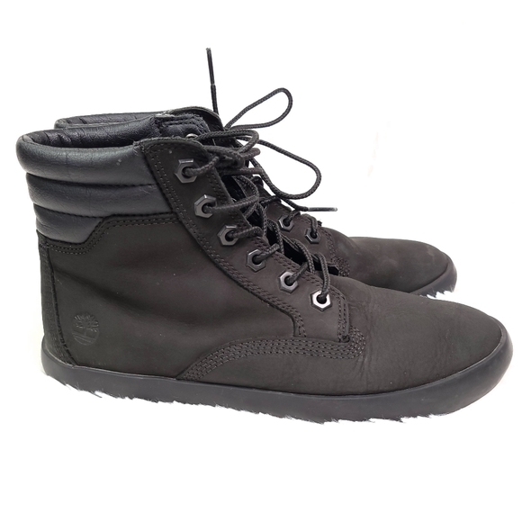 Timberland Dausette A1KLO Black Nubuck Leather Ankle Boots Sneakers 6.5 - Picture 1 of 11